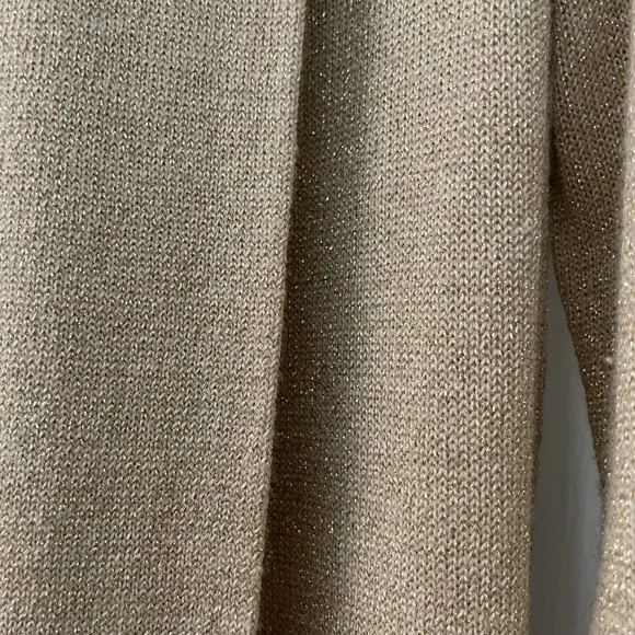 Banana Republic Gold Shimmer Cardigan XS - Picture 3 of 11